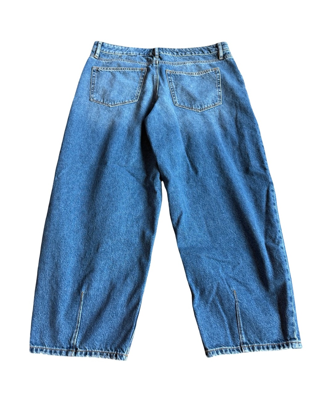 Rivete Loft Barrel Jeans Medium Wash Denim 100% Cotton Flattering Size 32 Womens - Picture 9 of 16